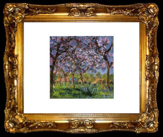 framed  Claude Monet Printemps a Giverny, ta009-2